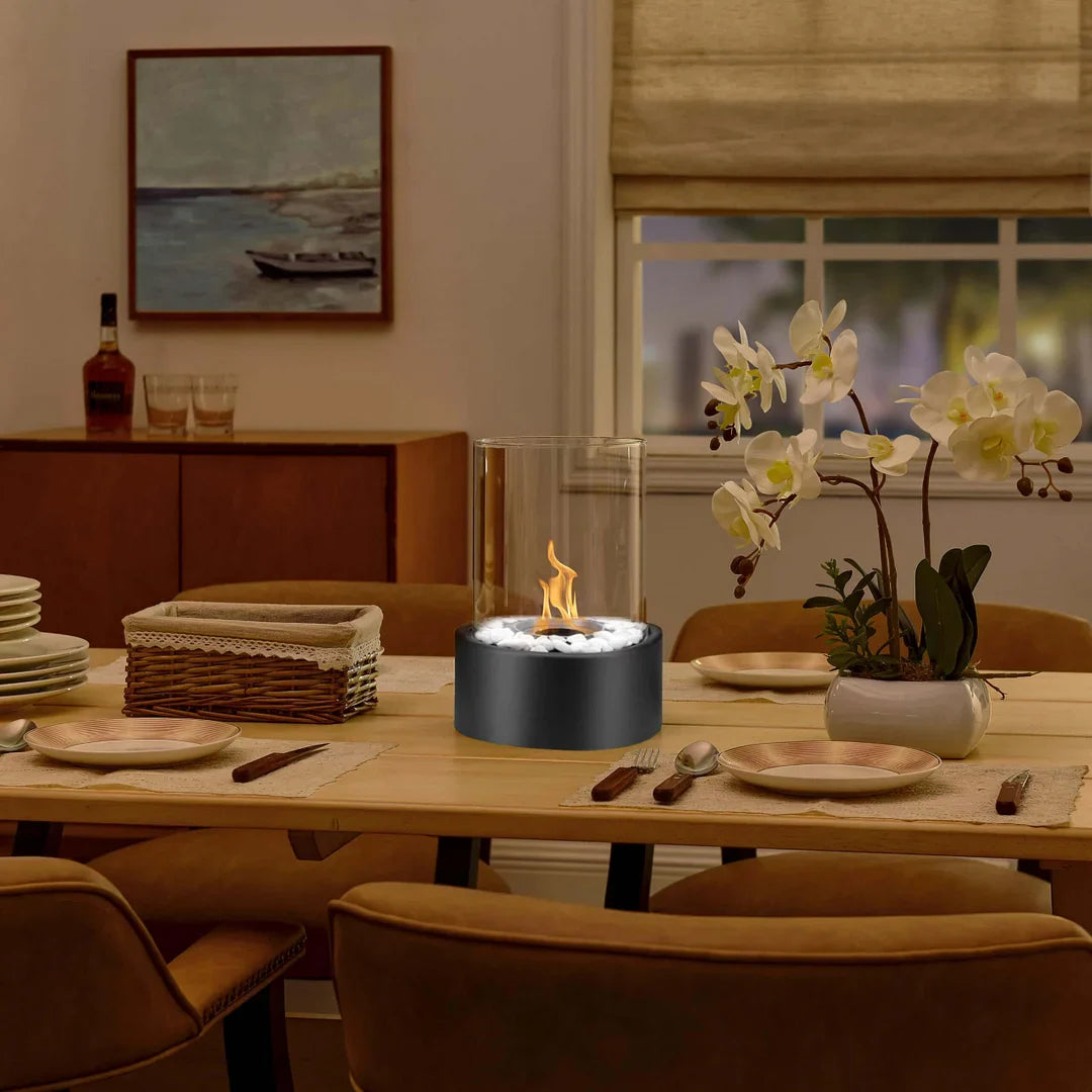 Cheminée de Table Flamme Élysée - Compacte et Élégance