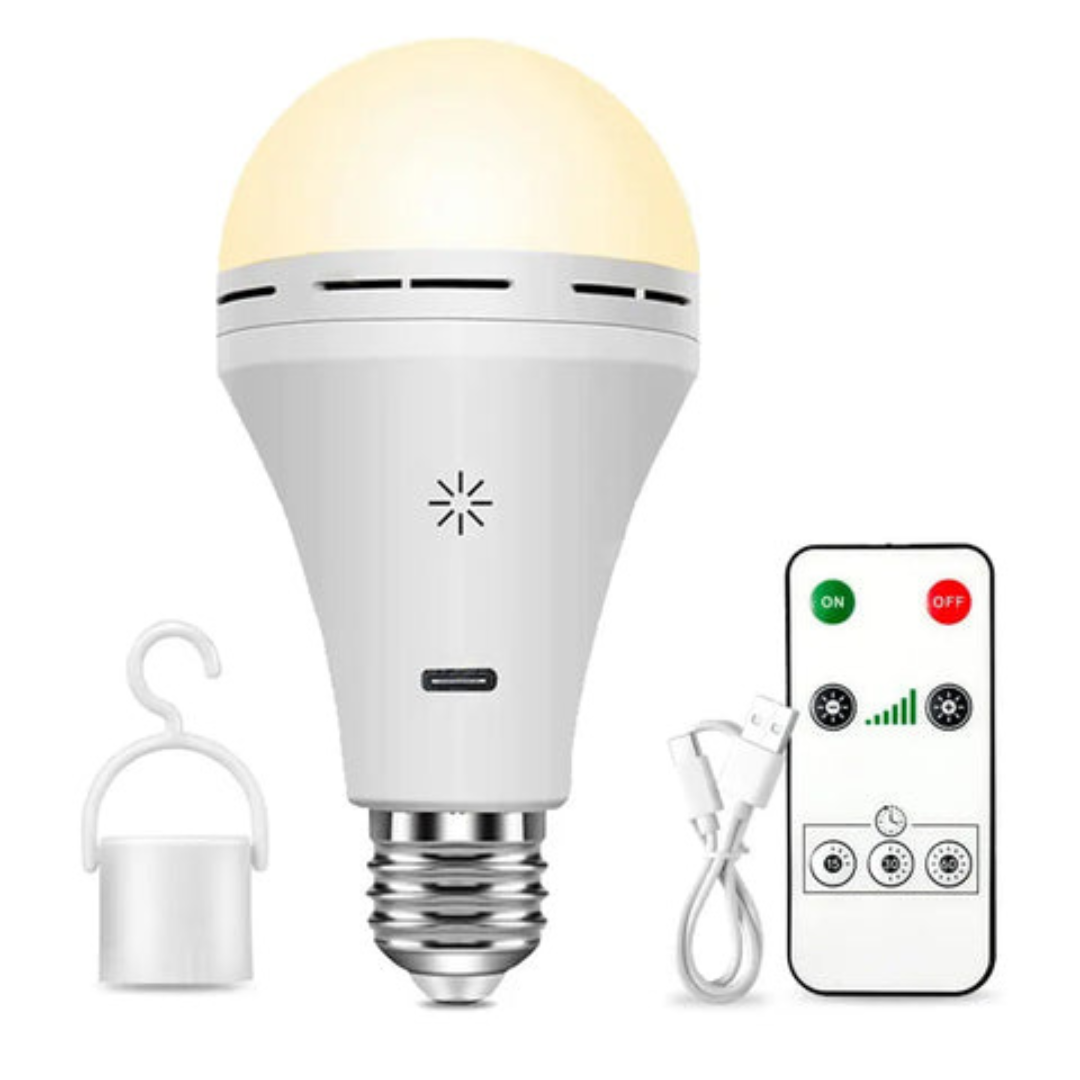 Ampoule LED Rechargeable Économique avec Télécommande