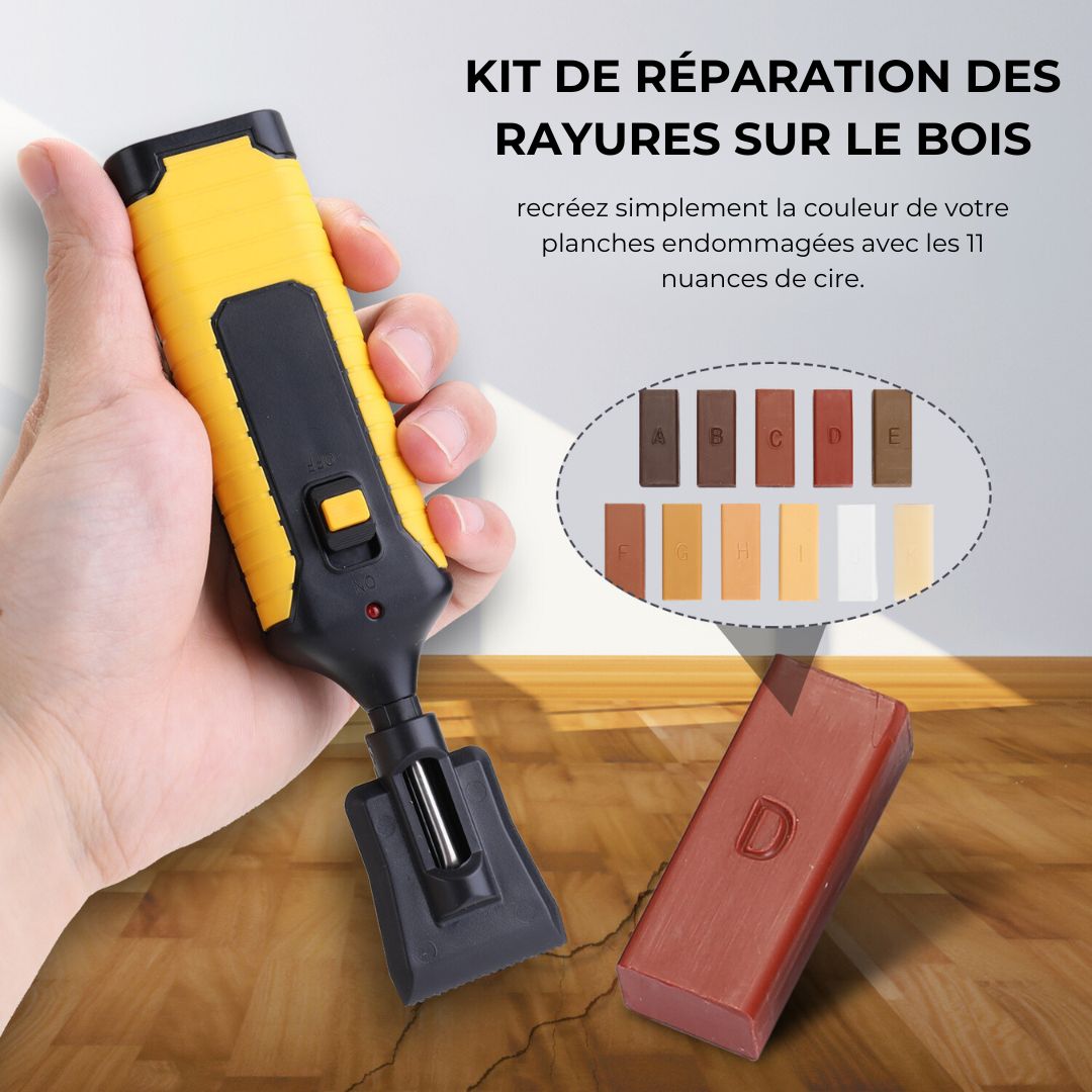 Kit Réparation Rayures et Éclats sur Bois