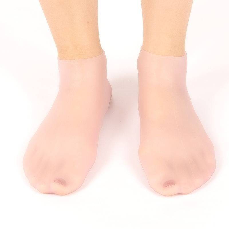 Chaussettes Spa Silicone pour Soins Intensifs Pieds - Soulagement Fissures Fatigue