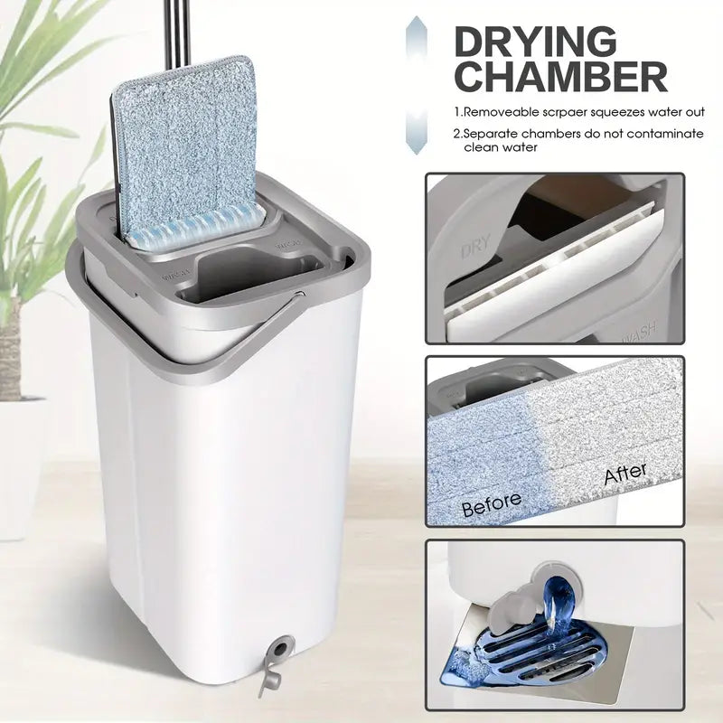 360° Mop with Wringer Bucket and Free Mop