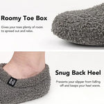 Fleeced Indoor Slipper with Closed Back
