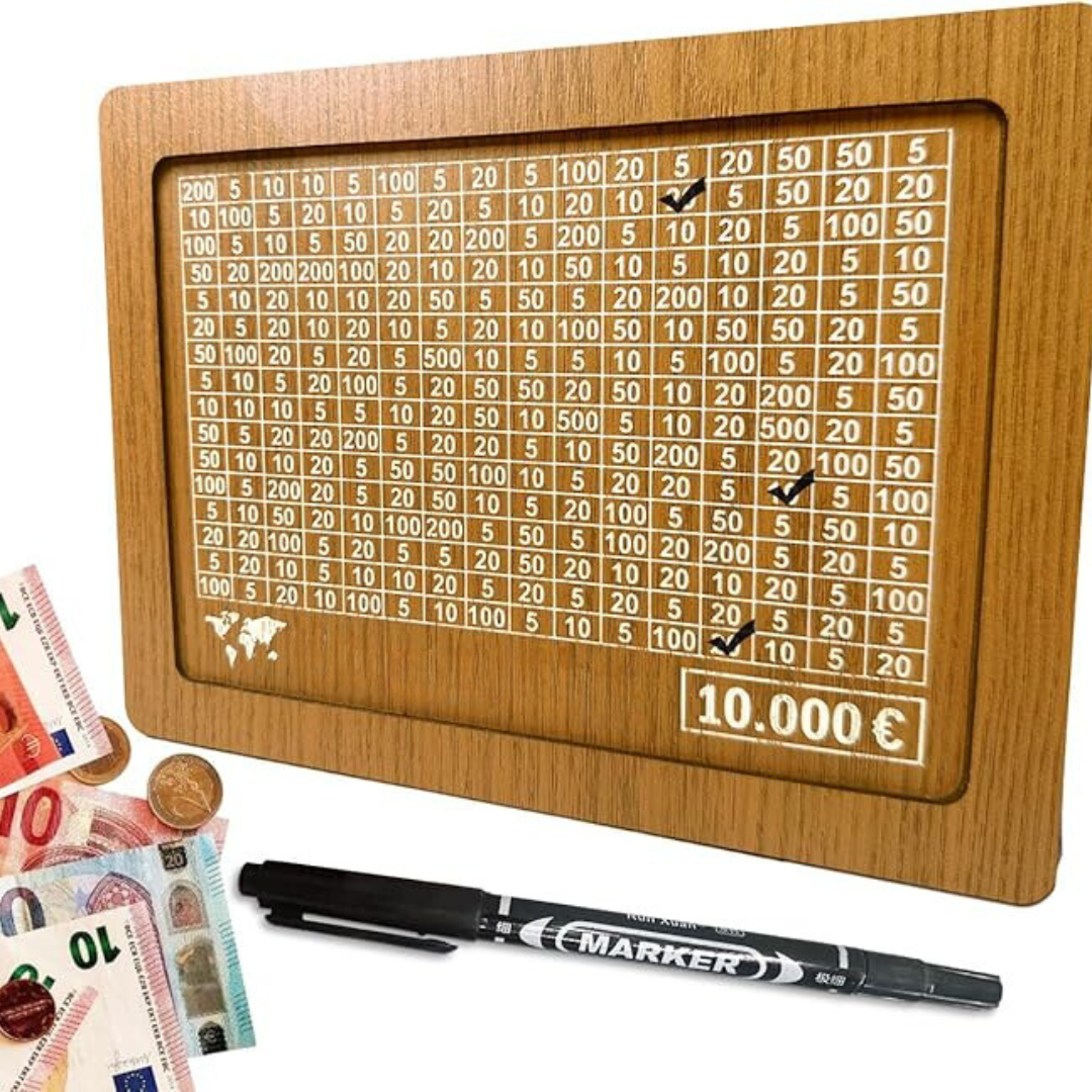 Boîte à économies TrésOrBois en bois pour un avenir serein