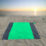 Couverture de plage étanche pour 5-8 adultes, résistante au sable
