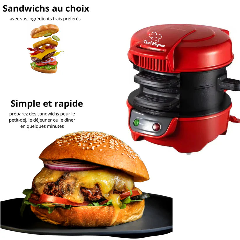 Manual Multifunction Burger Press