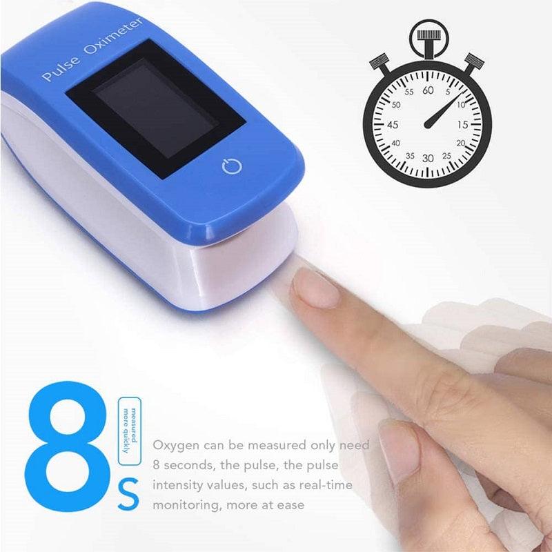 Finger Pulse Oximeter and BP Monitor for Health
