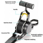 2-Pack Retractable Ratchet Tie-Downs