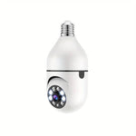 Caméra de sécurité HD WiFi avec montage ampoule, 64GB