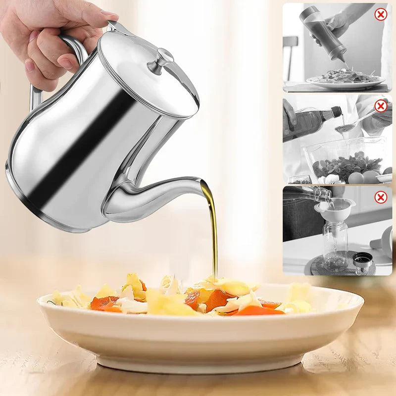 Filtered Oil Storage Jar for Optimal Preservation