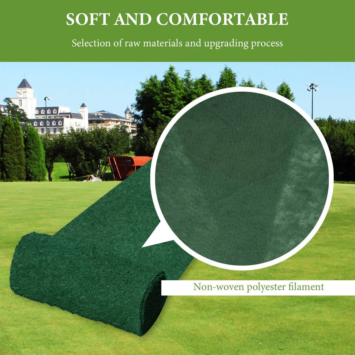 Fast-Grow Green Grass Seed Mat