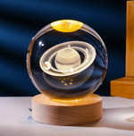 Lampe de nuit 3D céleste CrystalCosmos