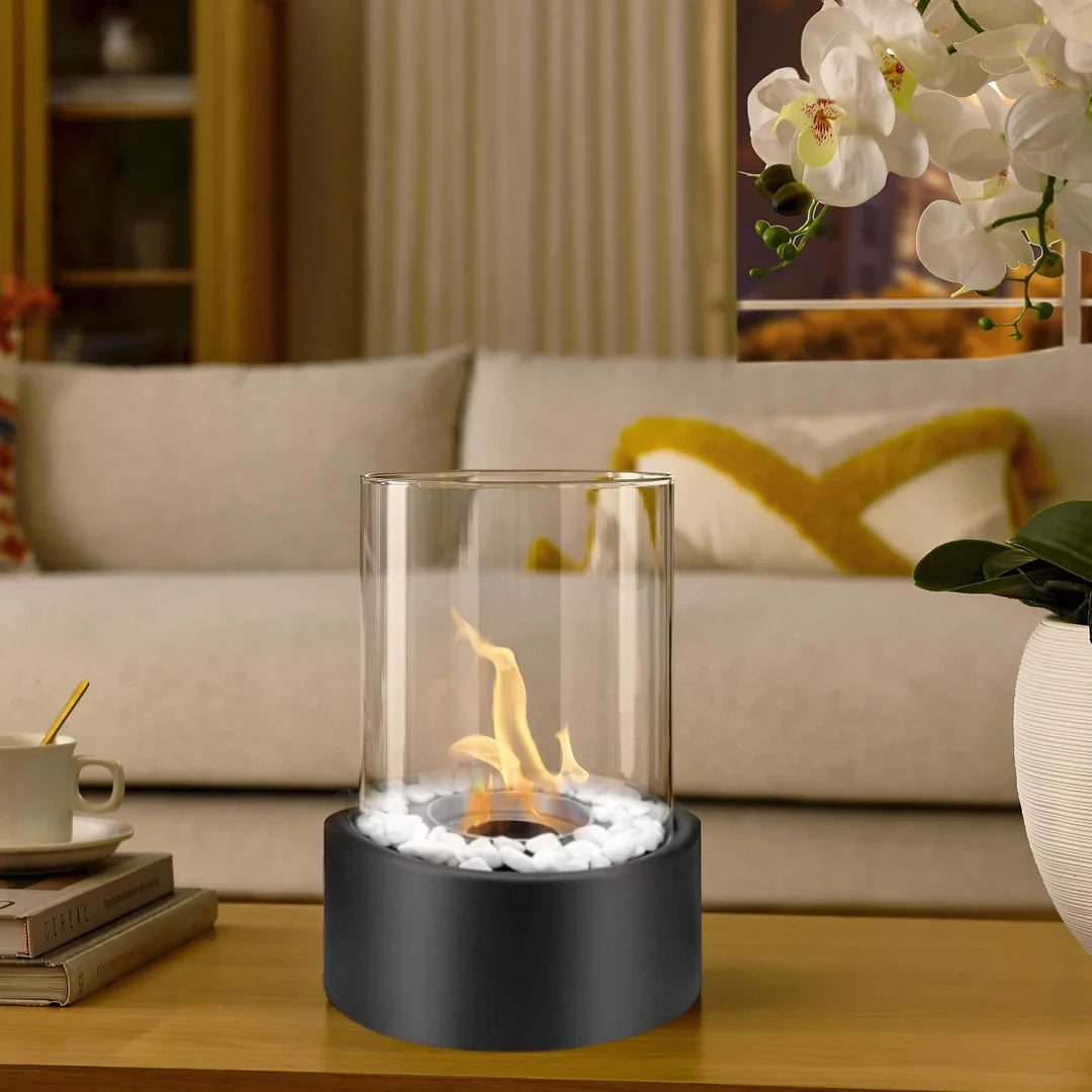 Cheminée de Table Flamme Élysée - Compacte et Élégance
