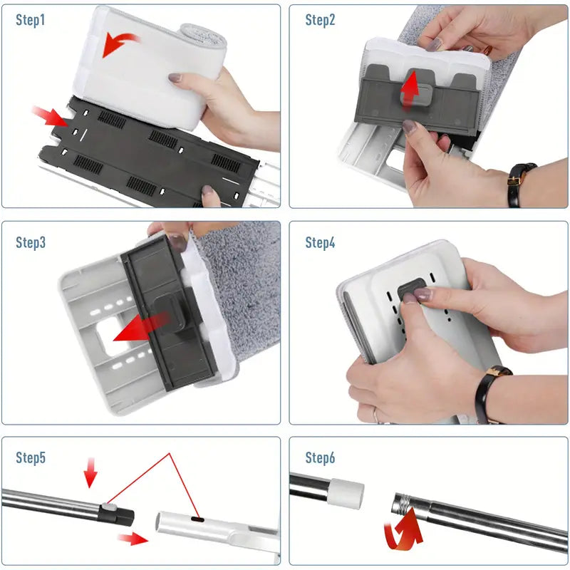 360° Mop with Wringer Bucket and Free Mop