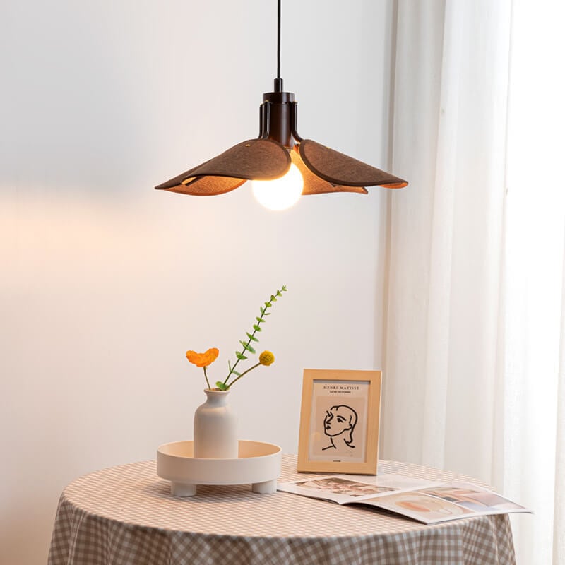 Suspension Artisanale Rétro en Tissu pour Déco Intérieure