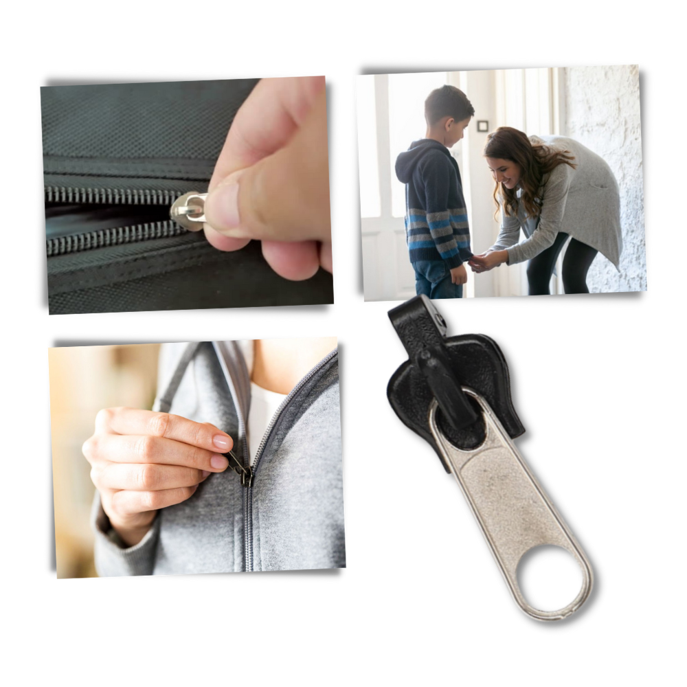 Clip-on Zipper Slider Replacement