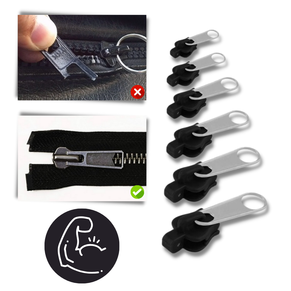Clip-on Zipper Slider Replacement