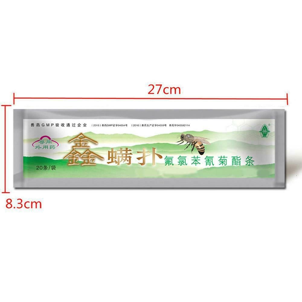 Fluvalinate Insect Repellent, 20 Strips