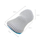 Orthopedic lumbar support cushion