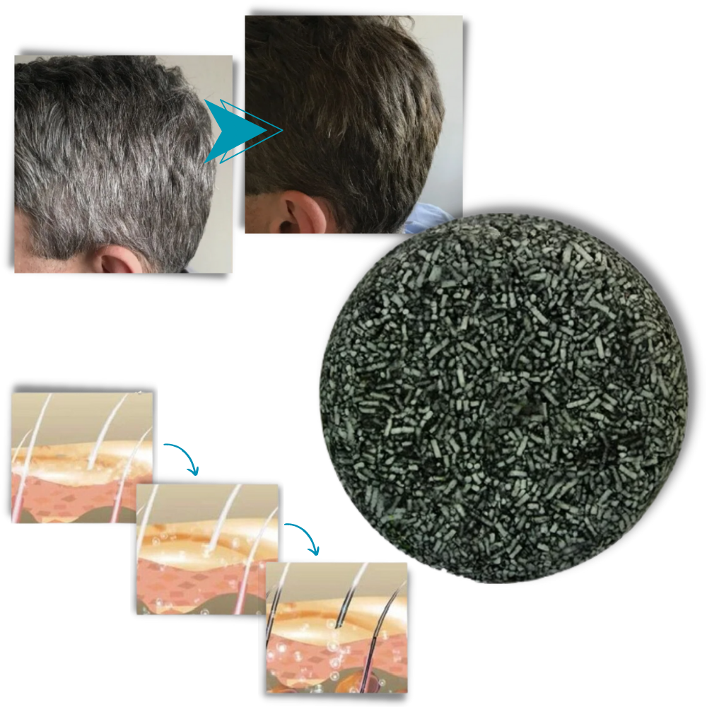 Natural Solid Shampoo for Gray Hair