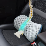 Orthopedic lumbar support cushion
