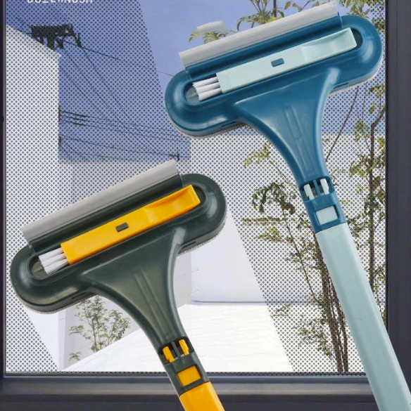 Brosse à vitre ProClean 2-en-1 avec raclette intégrée
