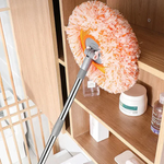 Microfiber Rotary Mop Telescopic Handle Bonus Head