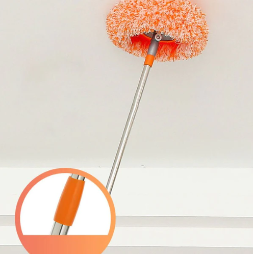 Microfiber Rotary Mop Telescopic Handle Bonus Head