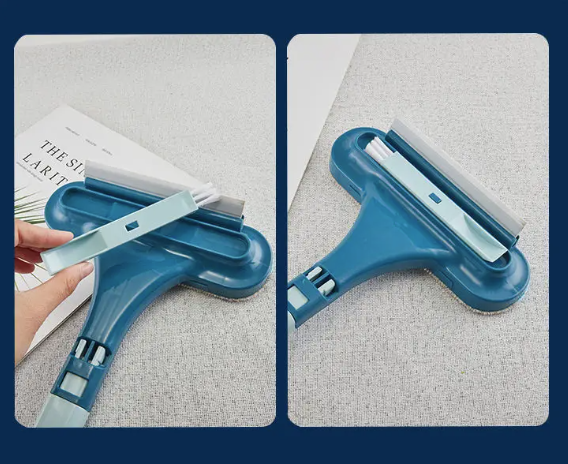 Brosse à vitre ProClean 2-en-1 avec raclette intégrée