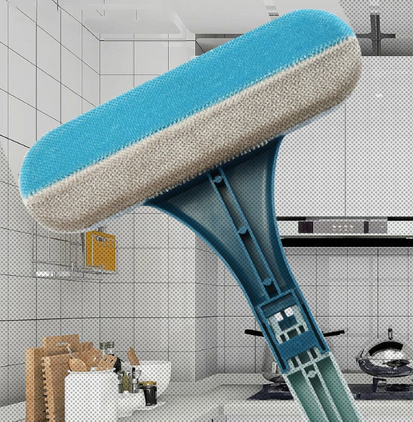 Brosse à vitre ProClean 2-en-1 avec raclette intégrée