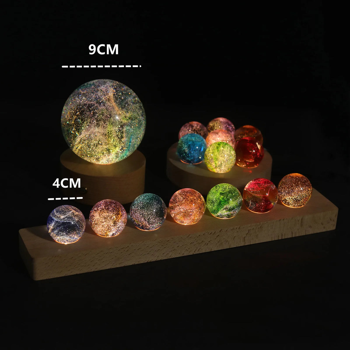 Lampe LED Sphère 7 Chakras