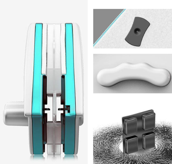 Double-Sided Magnetic DuoWipe Wiper