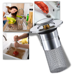 Retractable Sink Stopper with Odor Prevention