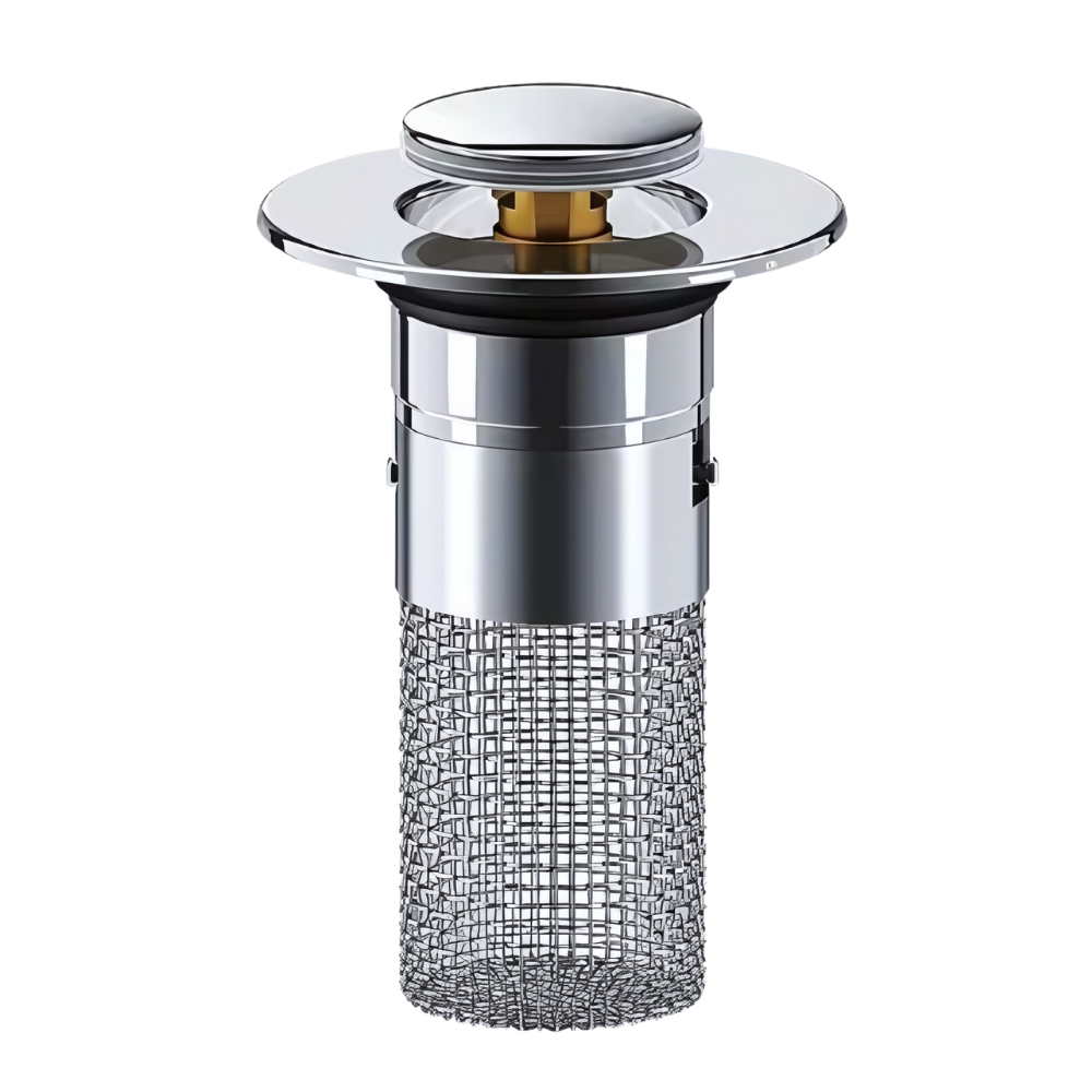 Retractable Sink Stopper with Odor Prevention