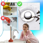 Retractable Sink Stopper with Odor Prevention