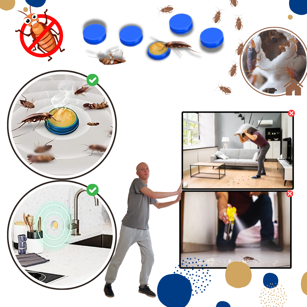 Odorless Cockroach Traps