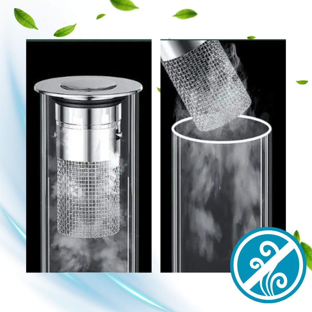 Retractable Sink Stopper with Odor Prevention