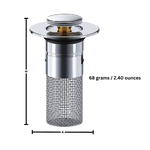 Retractable Sink Stopper with Odor Prevention