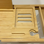 Bamboo Bath Caddy - Relaxation Essential