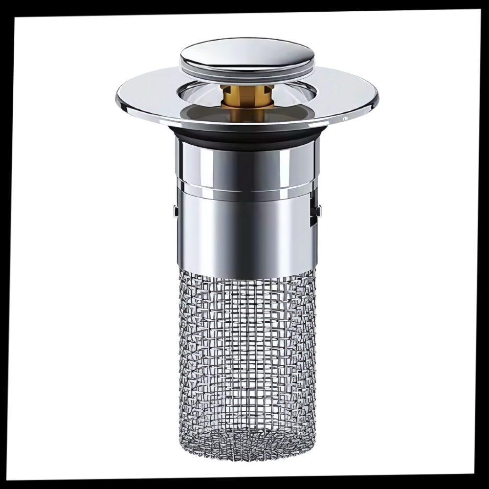 Retractable Sink Stopper with Odor Prevention