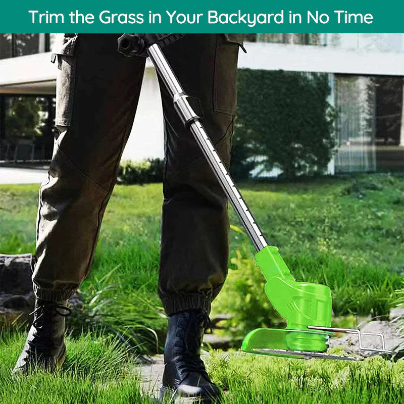 Cordless Electric Grass Trimmer with Battery