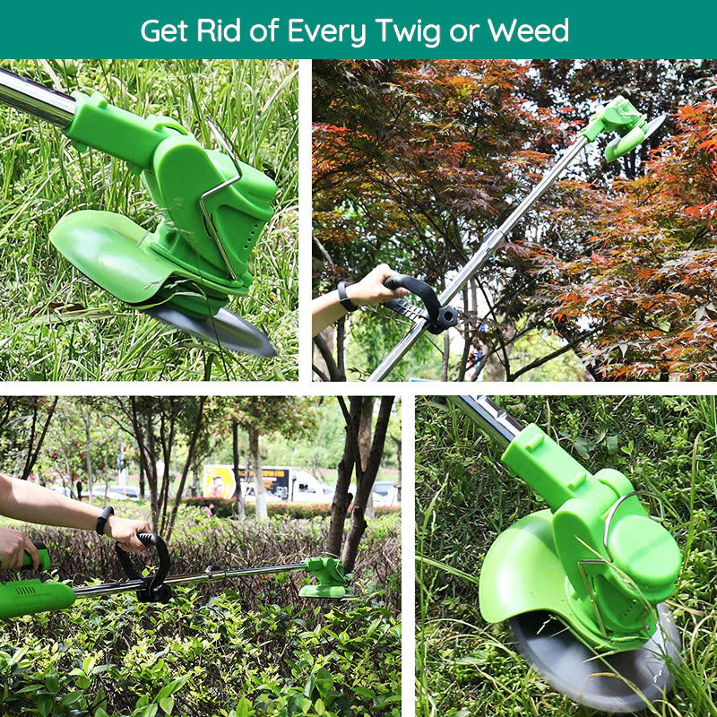 Cordless Electric Grass Trimmer with Battery