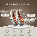 Rechargeable Bluetooth Hearing Aid Headphones for Seniors
