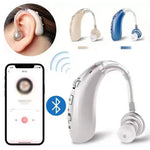 Rechargeable Bluetooth Hearing Aid Headphones for Seniors