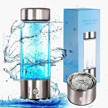 Bouteille d'eau alcaline rechargeable à hydrogène