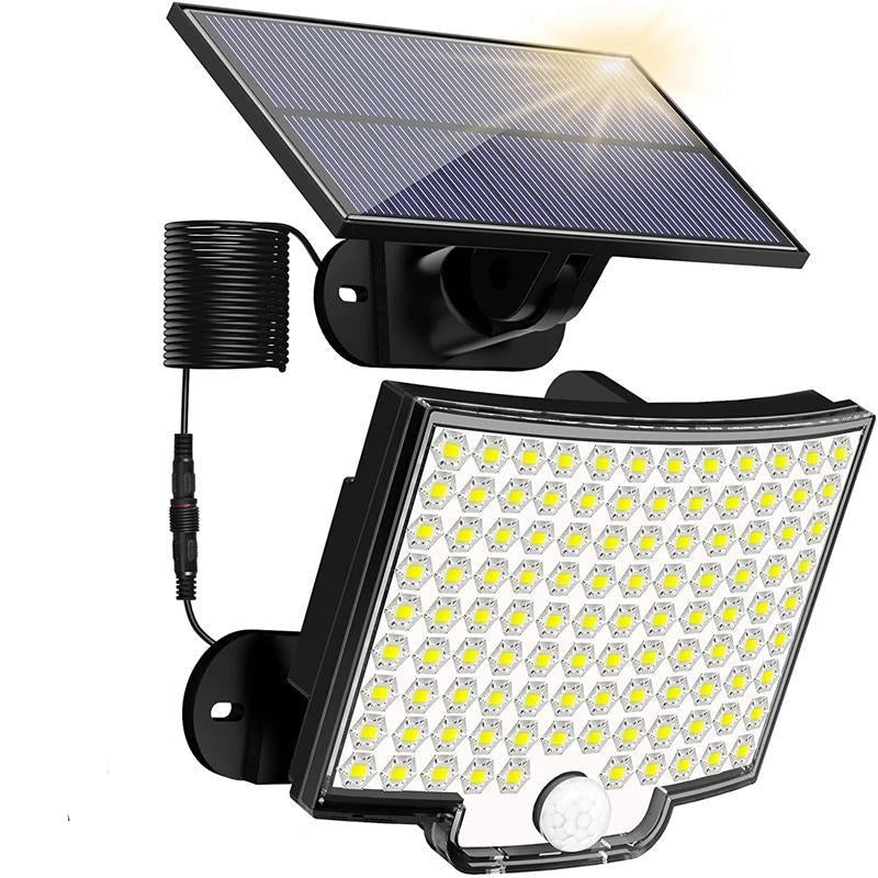 Lampe Solaire Extérieure 106 LED avec Détecteur de Mouvement