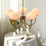 Lustre Macaron Élégance Florale Suspendu Design
