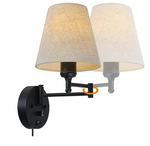 Applique Murale Or Élégant GoldGlow avec Variateur et Port USB