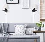 Applique Murale Or Élégant GoldGlow avec Variateur et Port USB