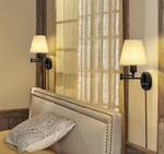Applique Murale Or Élégant GoldGlow avec Variateur et Port USB