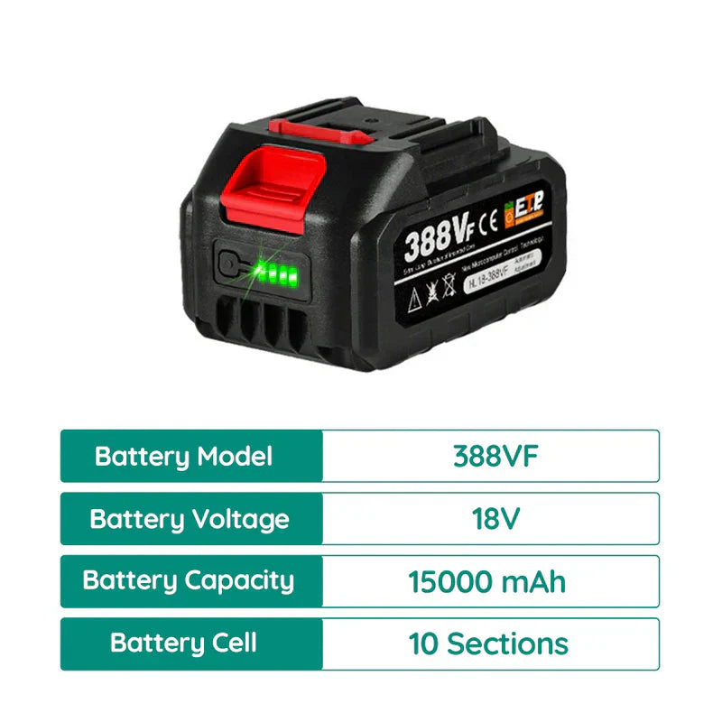 Cordless Electric Grass Trimmer with Battery